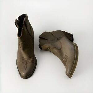 Cowboy Cowgirl Boots Western‎ Women's Size 6, Taupe